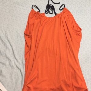 Orange Halter top-Banana Republic